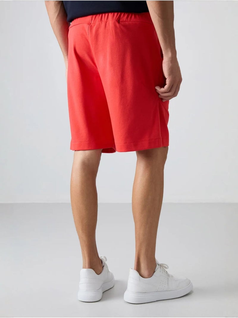 Shorts de hombre de mezcla de algodón tommy Naranja - Kiabi