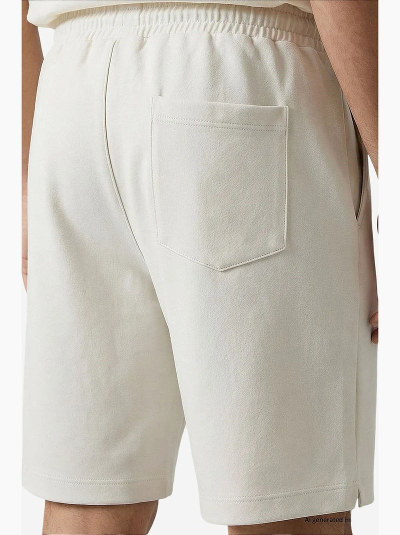 Shorts de hombre de poliéster-elastano tommy Blanco roto - Kiabi