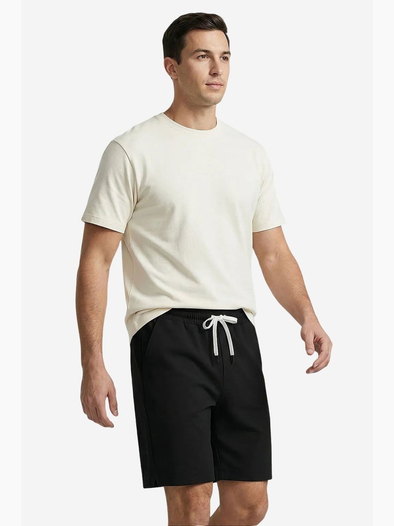 Shorts de hombre de poliéster-elastano tommy Negro - Kiabi