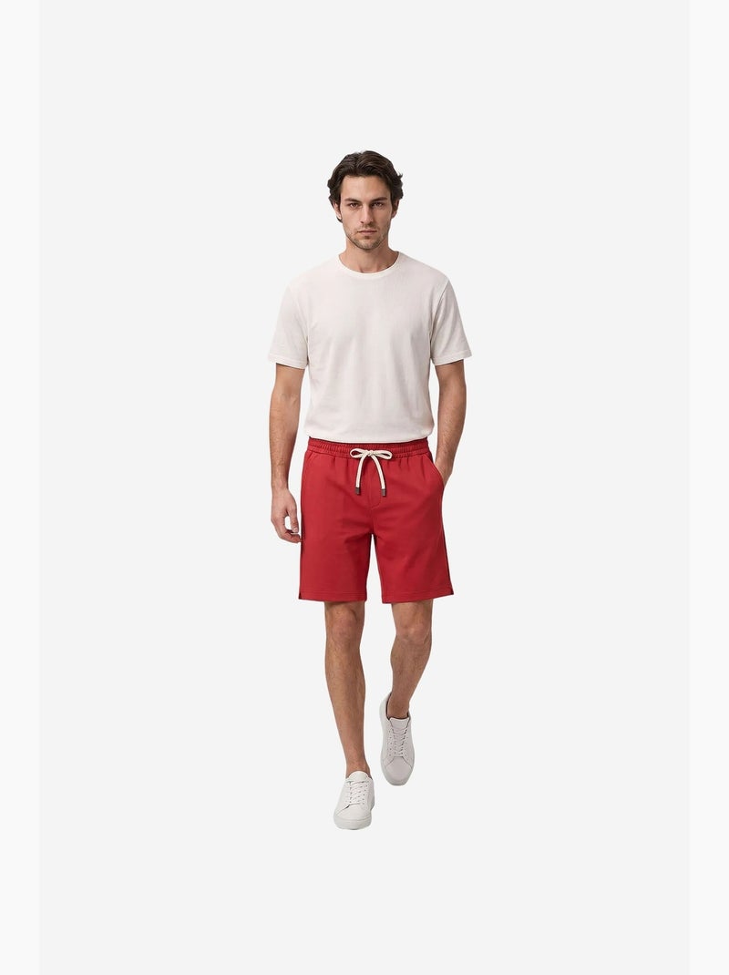 Shorts de hombre de poliéster-elastano tommy Rojo - Kiabi