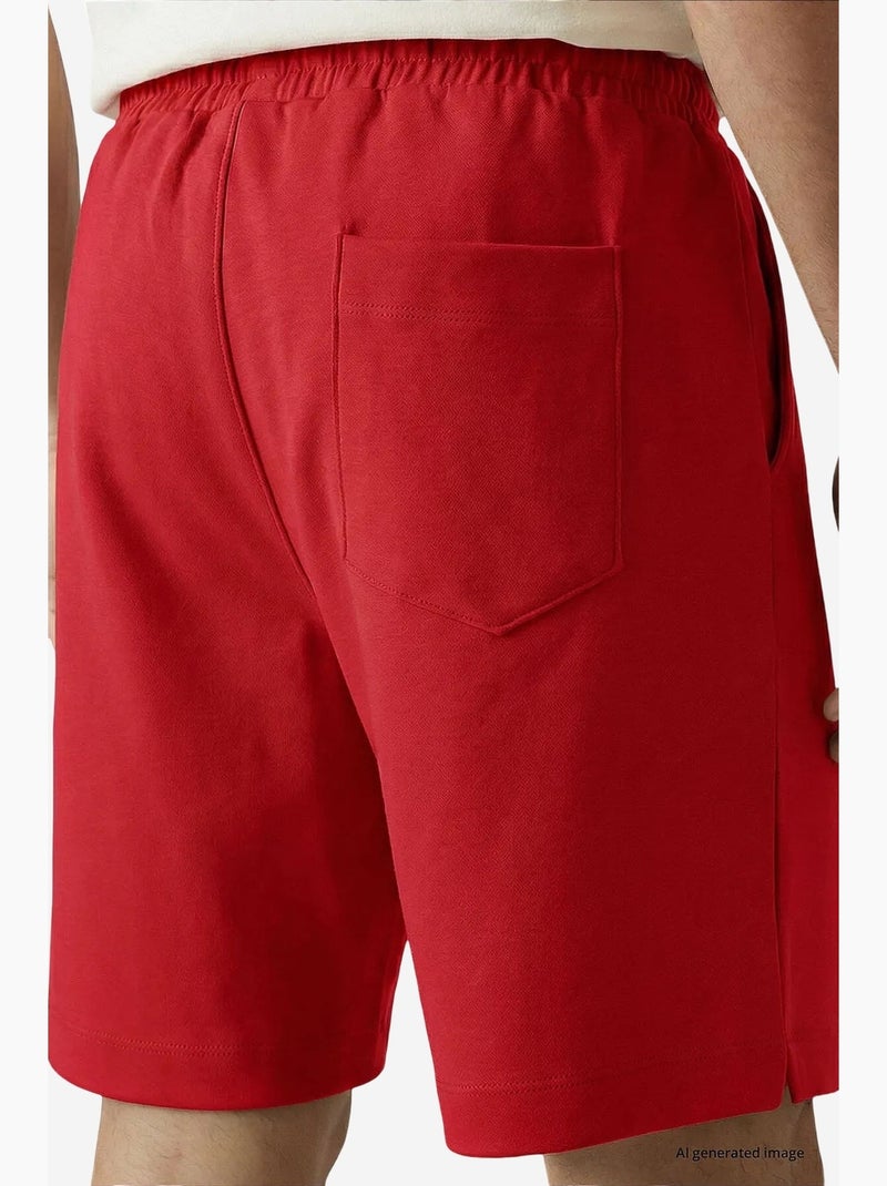 Shorts de hombre de poliéster-elastano tommy Rojo - Kiabi