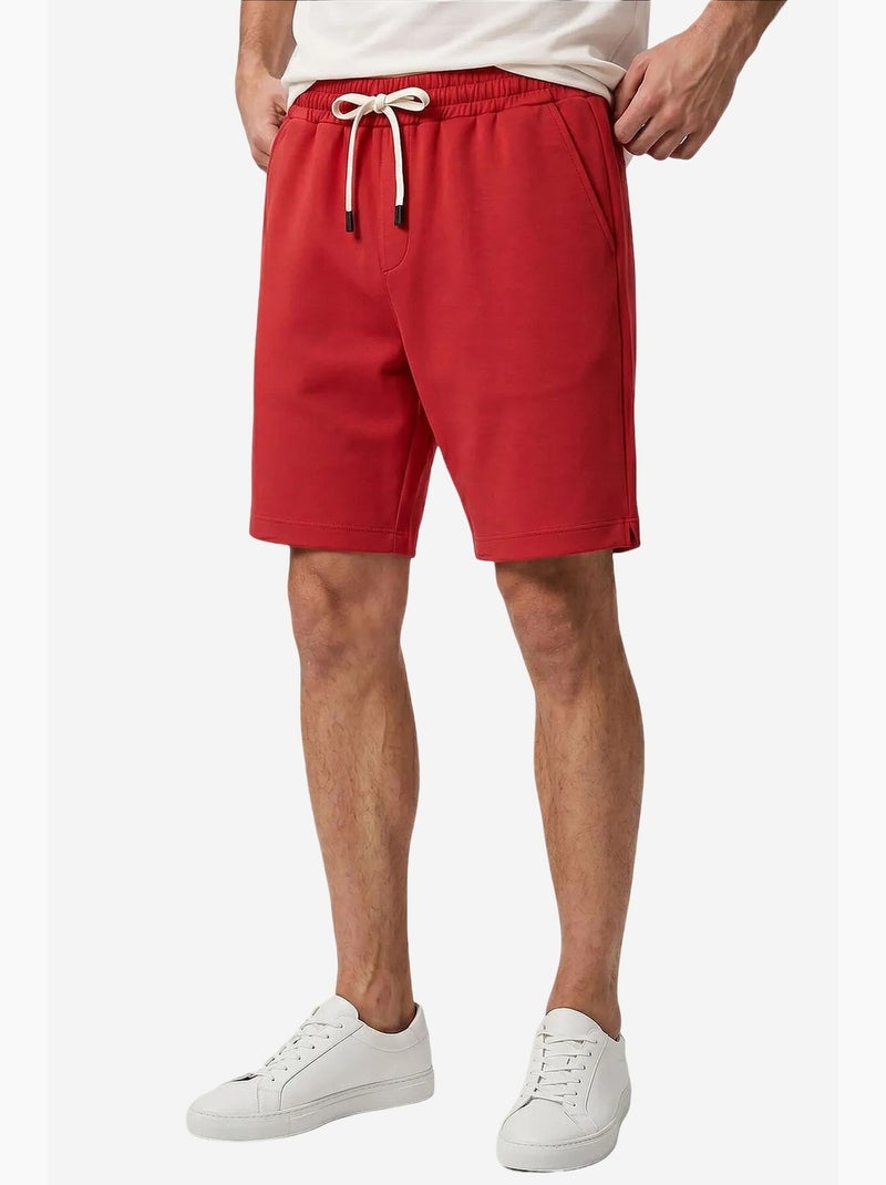 Shorts de hombre de poliéster-elastano tommy Rojo - Kiabi