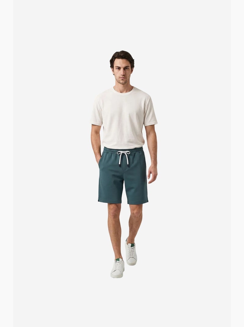 Shorts de hombre de poliéster-elastano tommy Verde botella - Kiabi