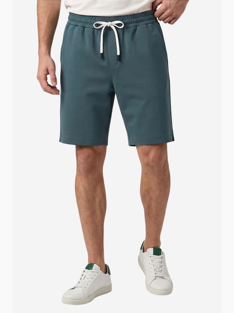 Shorts de hombre de poliéster-elastano tommy Verde botella - Kiabi