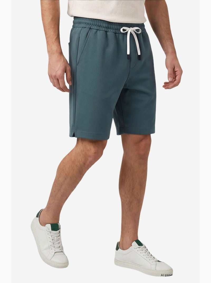Shorts de hombre de poliéster-elastano tommy Verde botella - Kiabi