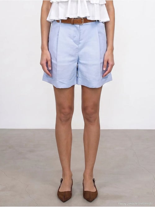 Shorts de lino dilvin - Kiabi
