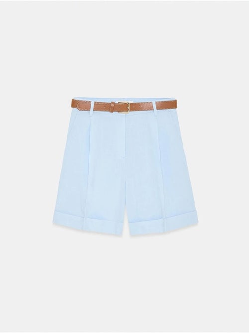 Shorts de lino dilvin - Kiabi