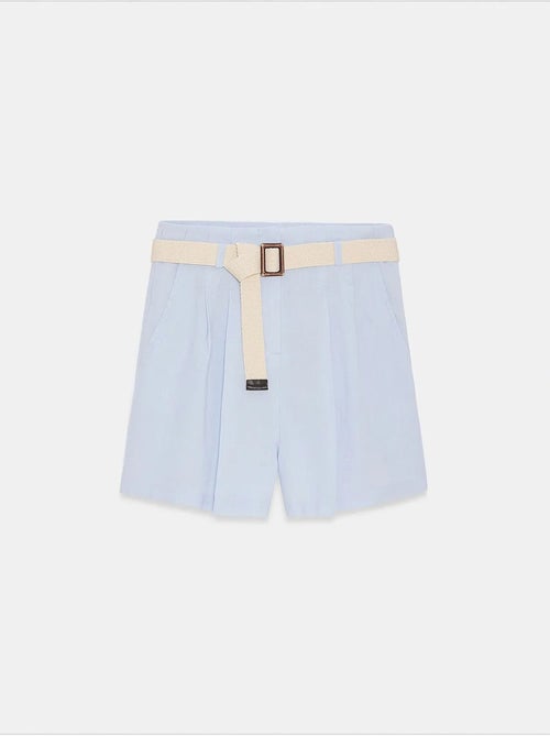 Shorts de lino dilvin - Kiabi