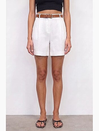 Shorts de lino dilvin