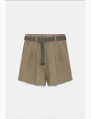 Shorts de lino dilvin