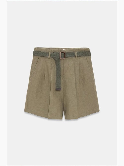 Shorts de lino dilvin - Kiabi