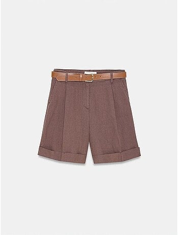 Shorts de lino dilvin