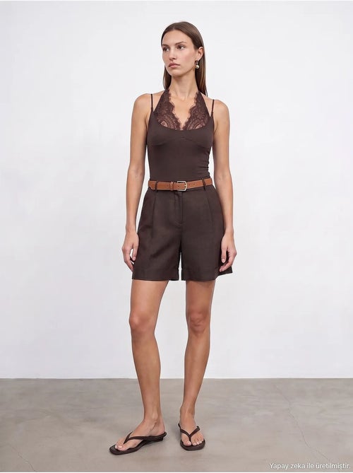 Shorts de lino dilvin - Kiabi Shorts de lino dilvin - Kiabi