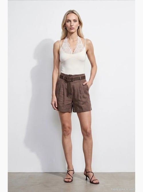 Shorts de lino dilvin - Kiabi Shorts de lino dilvin - Kiabi