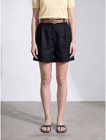 Shorts de lino dilvin