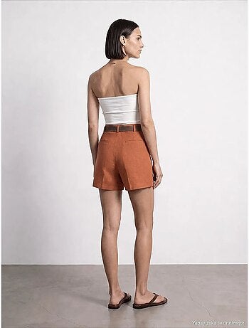 Shorts de lino dilvin