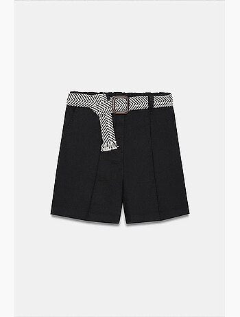 Shorts de mezcla de lino dilvin