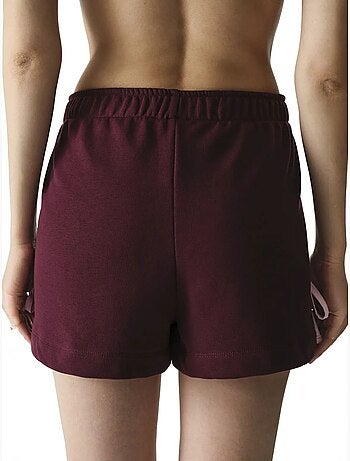 Shorts de mujer con detalle de lazo y detalle de cinta penti