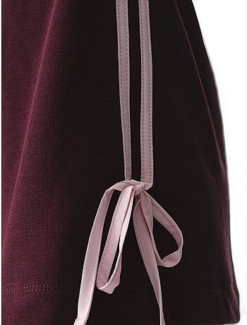 Shorts de mujer con detalle de lazo y detalle de cinta penti