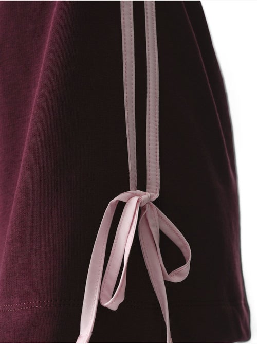 Shorts de mujer con detalle de lazo y detalle de cinta penti - Kiabi Shorts de mujer con detalle de lazo y detalle de cinta penti - Kiabi