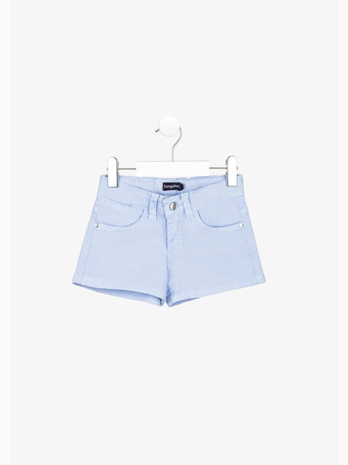 Shorts de niña celeste - Kiabi Shorts de niña celeste - Kiabi