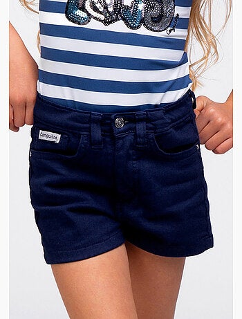Shorts de niña marino