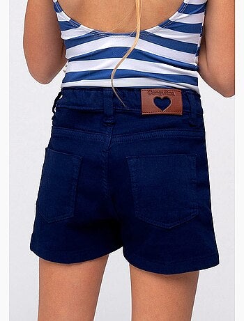 Shorts de niña marino