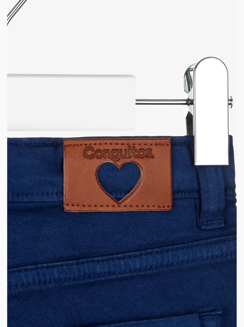 Shorts de niña marino Azul real - Kiabi