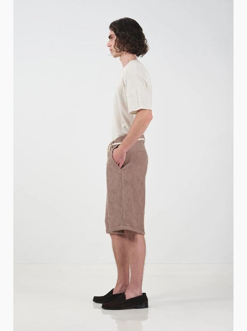 Shorts de pernera ancha de tiro medio texturizados giesto - Kiabi Shorts de pernera ancha de tiro medio texturizados giesto - Kiabi