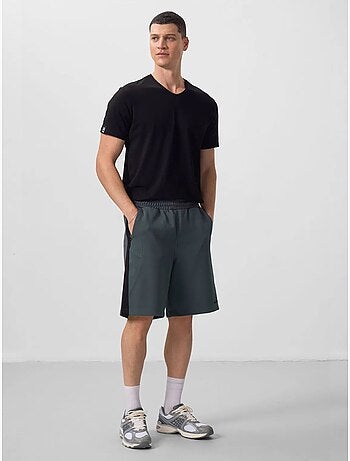 Shorts de punto oversize en mezcla de algodón tommy