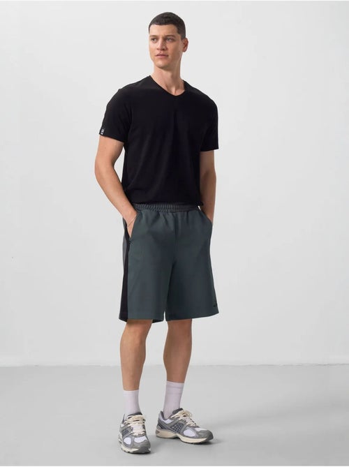 Shorts de punto oversize en mezcla de algodón tommy - Kiabi Shorts de punto oversize en mezcla de algodón tommy - Kiabi