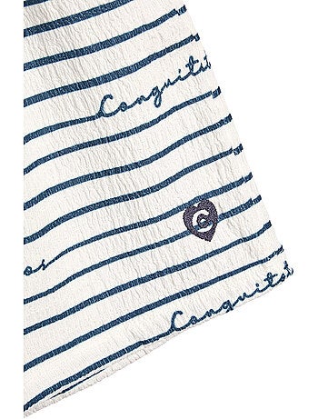 Shorts de rayas cintura elástica