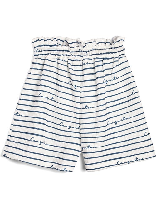 Shorts de rayas cintura elástica - Kiabi Shorts de rayas cintura elástica - Kiabi