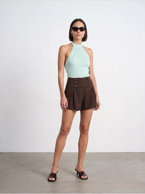 Shorts de tencel para mujer dilvin - Kiabi Shorts de tencel para mujer dilvin - Kiabi