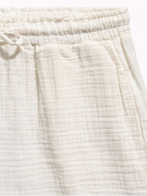 Shorts de tiro alto texturizados de pernera ancha mixray - Kiabi Shorts de tiro alto texturizados de pernera ancha mixray - Kiabi