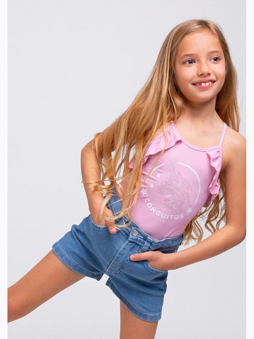 Shorts denim de niña - Kiabi Shorts denim de niña - Kiabi