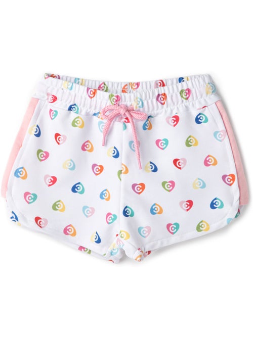 Shorts Deportivos Corazones Multicolor - Kiabi Shorts Deportivos Corazones Multicolor - Kiabi