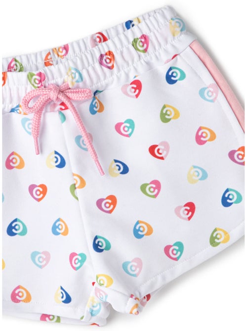 Shorts Deportivos Corazones Multicolor - Kiabi Shorts Deportivos Corazones Multicolor - Kiabi