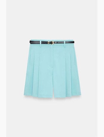 Shorts sastre de pernera ancha de tiro alto dilvin