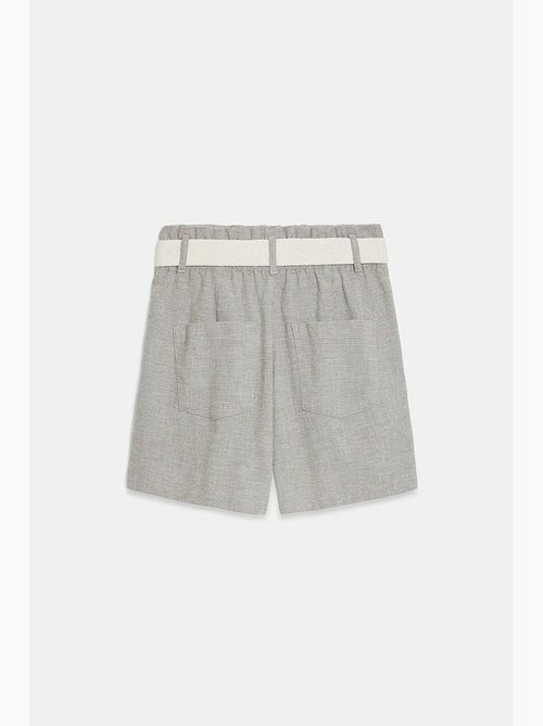 Shorts sastre de pernera ancha de tiro alto dilvin - Kiabi Shorts sastre de pernera ancha de tiro alto dilvin - Kiabi