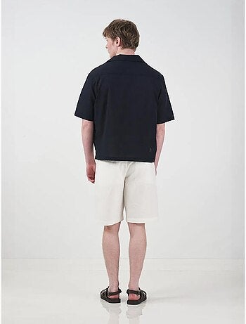 Shorts sastre de tejido de tiro medio con corte relajado giesto