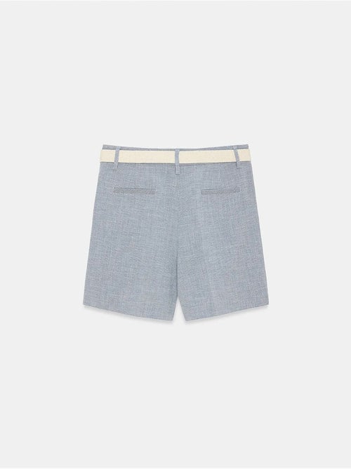 Shorts sastre de tiro alto con cinturón dilvin - Kiabi Shorts sastre de tiro alto con cinturón dilvin - Kiabi