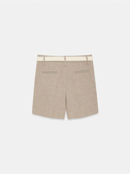 Shorts sastre de tiro alto con cinturón dilvin - Kiabi Shorts sastre de tiro alto con cinturón dilvin - Kiabi