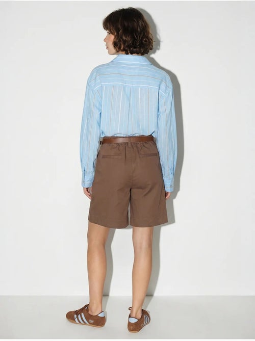 Shorts sastre de tiro alto con cinturón lucci - Kiabi Shorts sastre de tiro alto con cinturón lucci - Kiabi