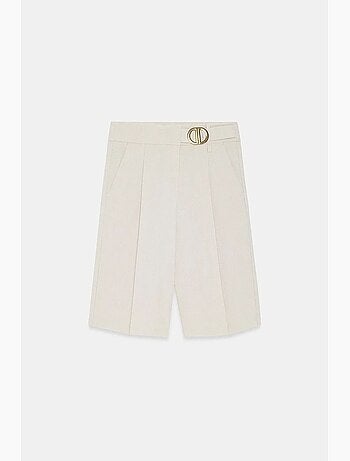 Shorts sastre de tiro alto y pernera ancha dilvin