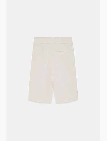 Shorts sastre de tiro alto y pernera ancha dilvin