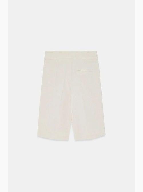 Shorts sastre de tiro alto y pernera ancha dilvin - Kiabi