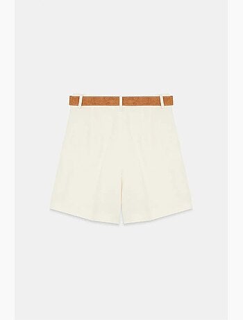 Shorts sastre de tiro alto y pernera ancha dilvin