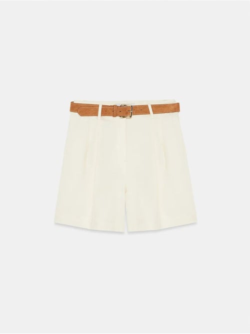 Shorts sastre de tiro alto y pernera ancha dilvin - Kiabi Shorts sastre de tiro alto y pernera ancha dilvin - Kiabi