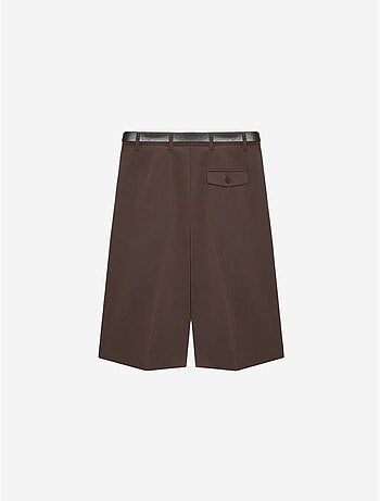 Shorts sastre de tiro alto y pernera ancha dilvin
